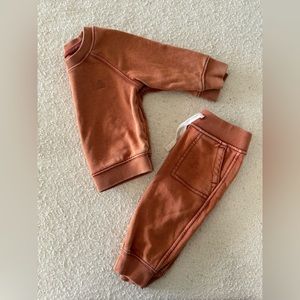 baby GAP | 6-12 Months Jogger Set in Rust